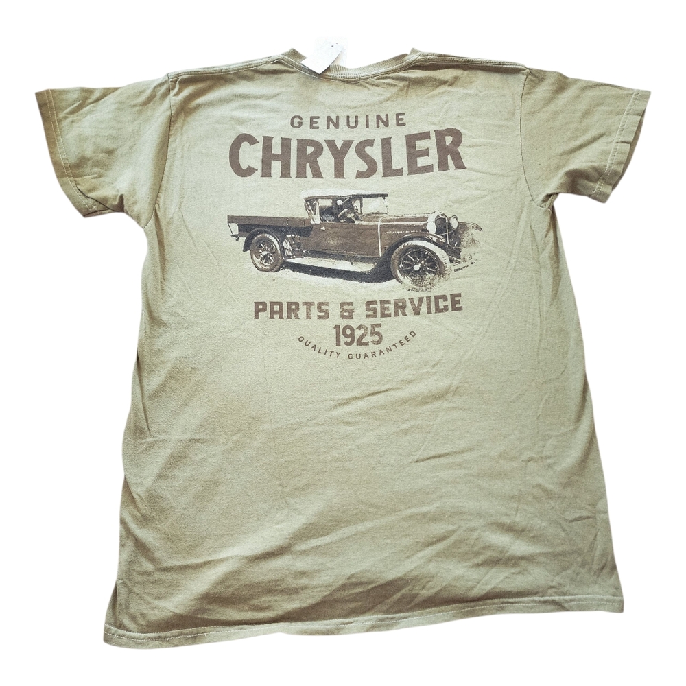 Vintage-Inspired Chrysler 1925 Vintage Car Graphic T-Shirt Men’s Small
